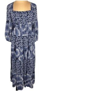 Michael Kors Tie  Dye Boho Maxi Dress